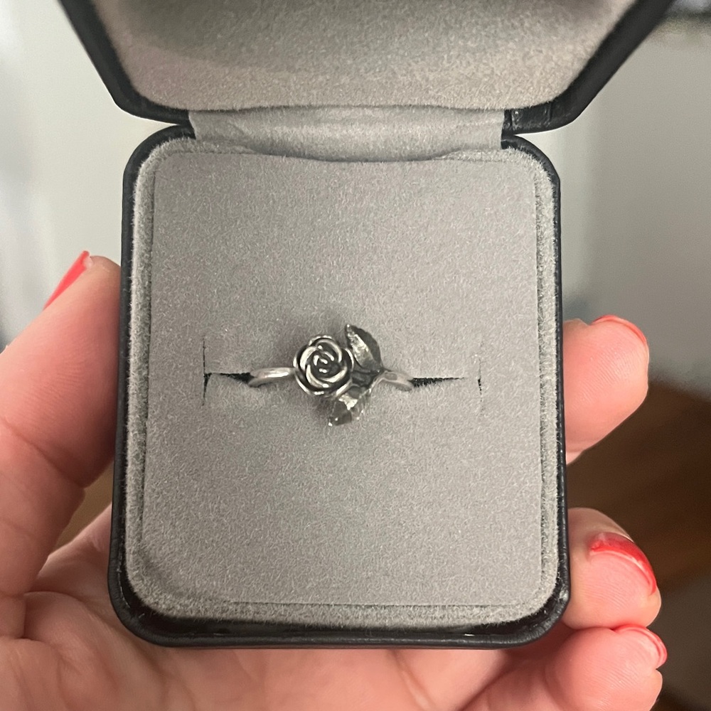 JAMES AVERY *Retired* Sterling Silver Rose Ring